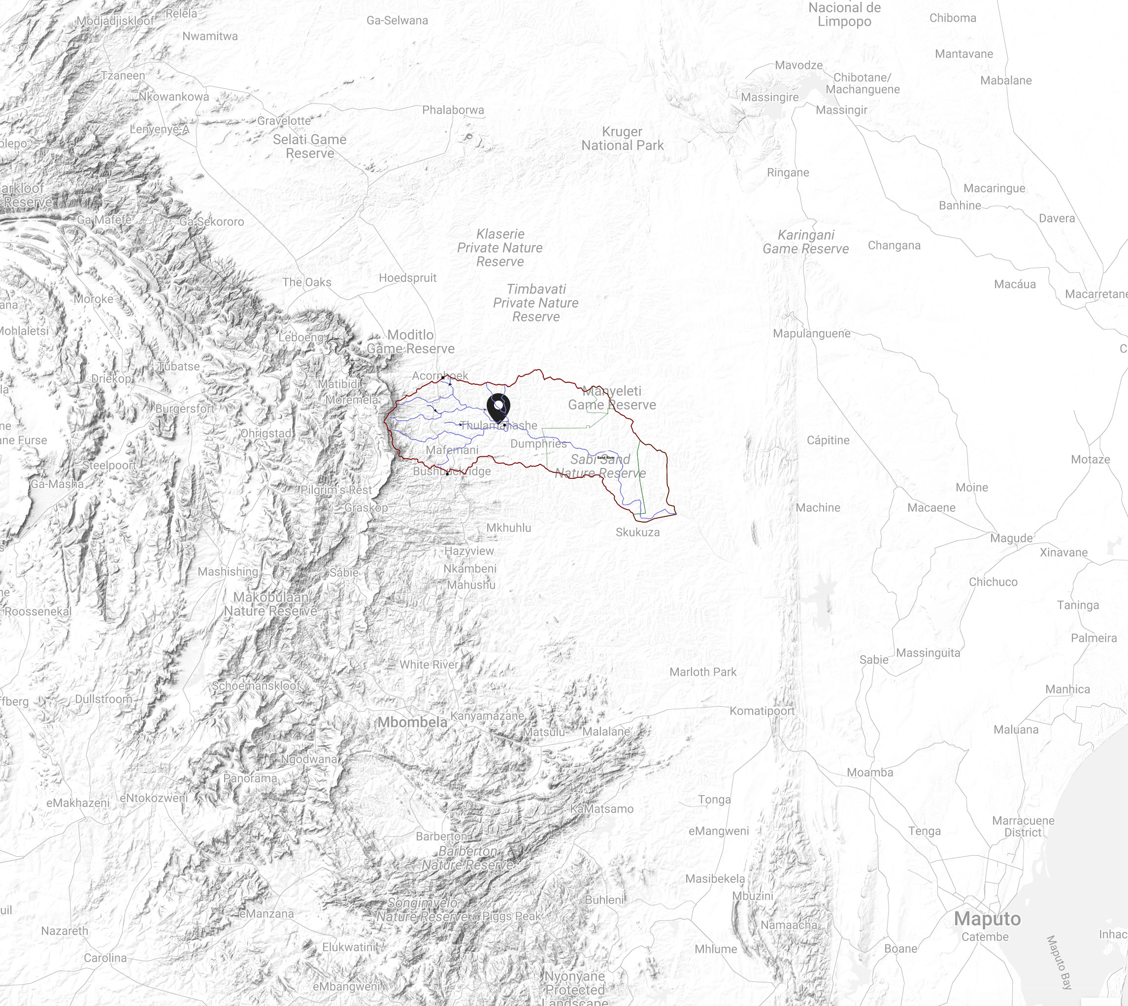 Sabie and Sand River catchments from the Drakensberg Escarpment to Maputo
